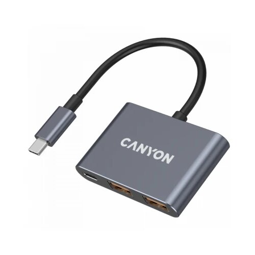Canyon hub DS-3 3in1 USB-C Dark Grey Cene
