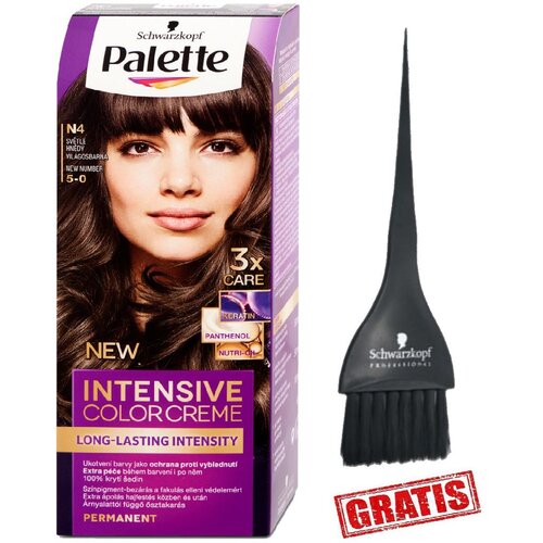 Schwarzkopf PALETTE ICC Boja za kosu N4 Light Brown + četkica gratis Cene