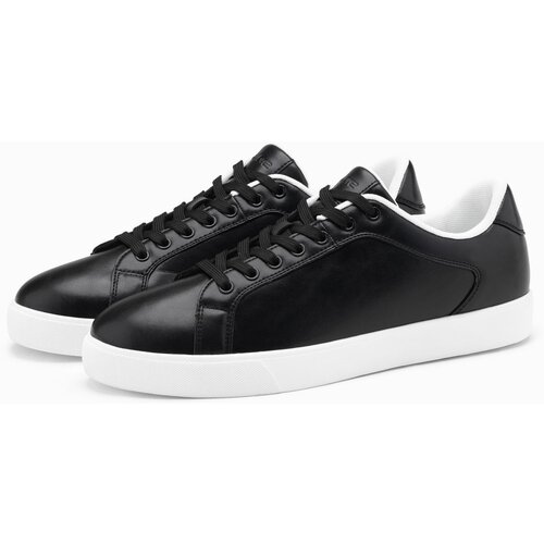 Ombre Classic men's sneaker shoes with high sole - black Cene