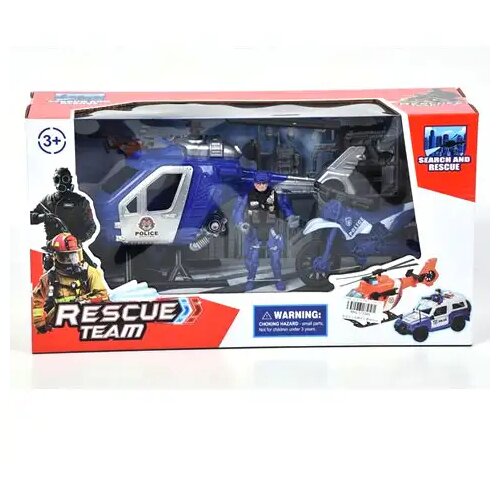 Magic Toys Policijski igralni komplet z motociklom in helikopterjem Cene