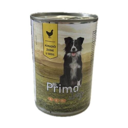 PRIMO dog zivina konzerva 415g Slike