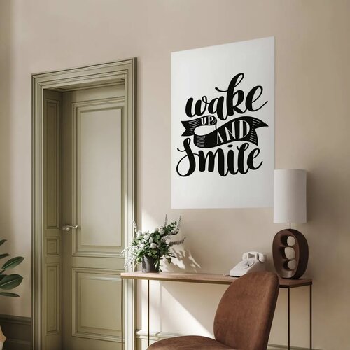  Plakat - Wake Up and Smile 21x30 Bez okvira Slike