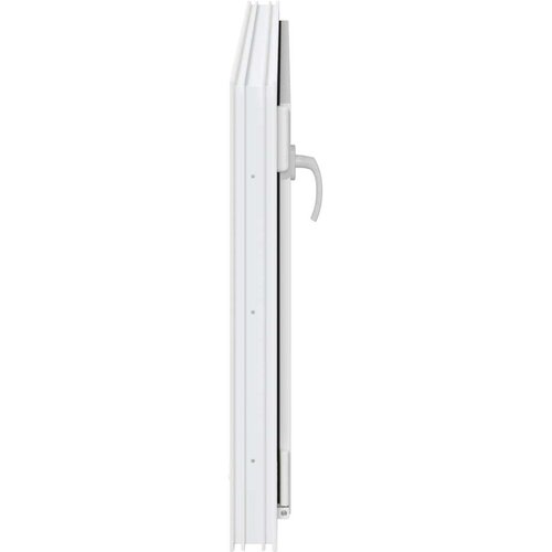  Prozor za podrum RISOR Bijeli 110 x 60 cm PVC i staklo - Bijeli 110 x 60 cm (trostruki sloj) Nagibanje i okretanje lijevo Slike