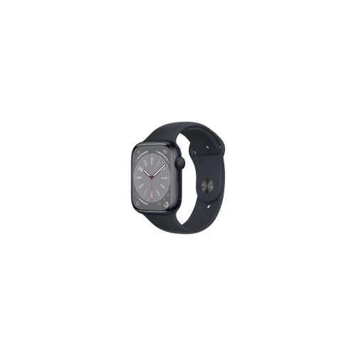 Apple Watch S8 GPS 45mm Midnight Aluminium Case with Midnight Sport Band – Regular