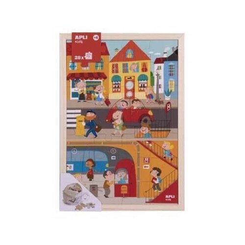 Apli Drvene puzzle - Grad 17198 Cene