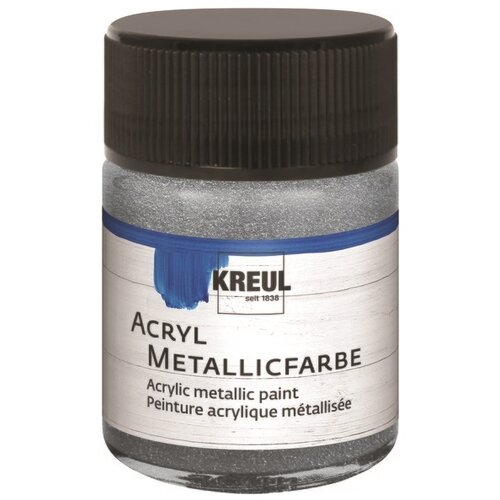 Kreul akrilna boja METALLIC 50 ml | silver Slike