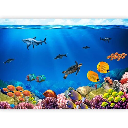  Foto tapeta - Underwater kingdom 100x70 Cene