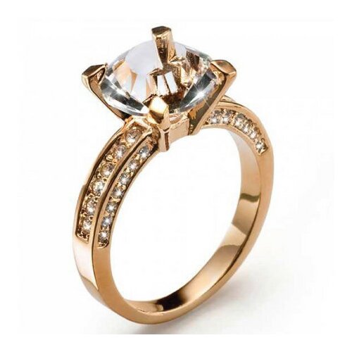  Ženski oliver weber princess rosegold prsten sa swarovski kristalom l ( 41065rgl ) Cene