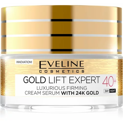 Eveline Gold Lift Expert luksuzna učvrstitvena krema z 24-karatnim zlatom 50 ml