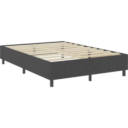 Box spring okvir za krevet od tkanine sivi 180 x 200 cm Slike
