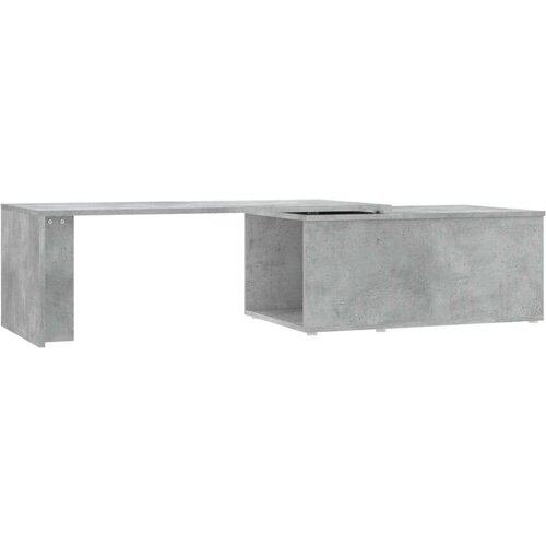 Stolić za kavu siva boja betona 150 x 50 x 35 cm od iverice Slike