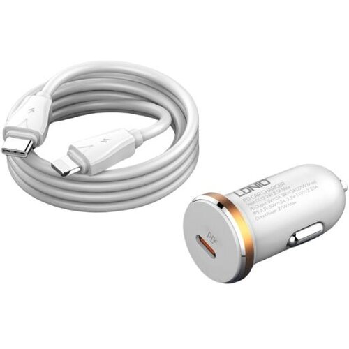 Ldnio Auto punjac C22Q 27W PD Type C + Type C kabal Cene