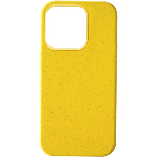 AVIZAR Mehka torbica za iPhone 15 Pro, ki jo je mogoce 100 % reciklirati, serija klasicnih etuijev Organic - rumena, (20754470) Slike
