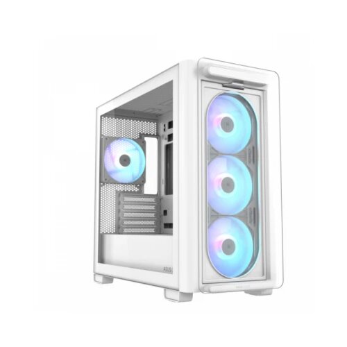 Asus kući&scaron;te A23 plus tg argb/micro-atx/mini-itx/kaljeno staklo/no psu/belo Cene