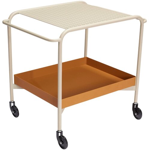 Hübsch Kovinski servirni voziček na kolesih 47x66 cm Push – Cene