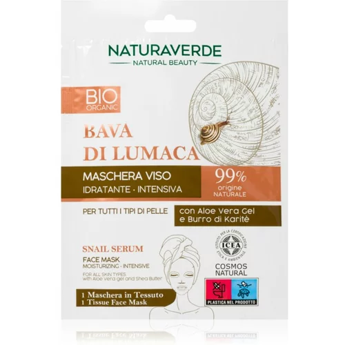 Naturaverde Bava Di Lumaca hidratantna maska za lice s ekstraktom puža 1 kom