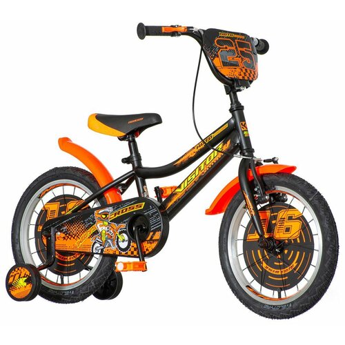 Magnet Bicikl za dečake MOT160 16" Moto narandžasto-crni Cene