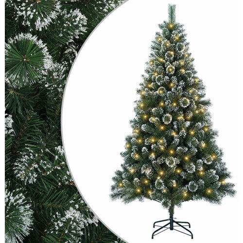  Umjetno božićno drvce 180 cm 300 LED lampica Topla bijela Slike