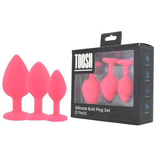 Toosh KOMPLET ANALNIH ČEPOV Pink Cene