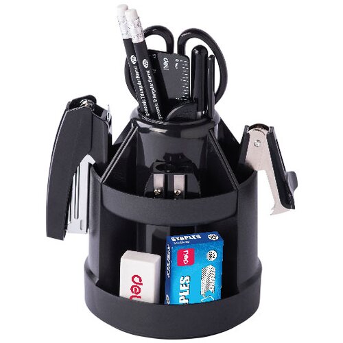 Deli Set kancelarijskog pribora E38250A, Crni Slike