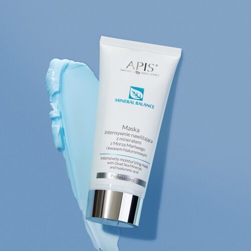 Apis Natural Cosmetics Hydro Balance Professional intenzivno vlažilna maska za obraz z minerali Mrtvega morja 200 ml Slike