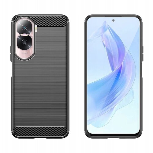 HURTEL CARBON CASE ETUI OBUDOWA POKROWIEC FUTERAŁ PLECKI DO HONOR 90 LITE CZARNE, (21899604) Cene