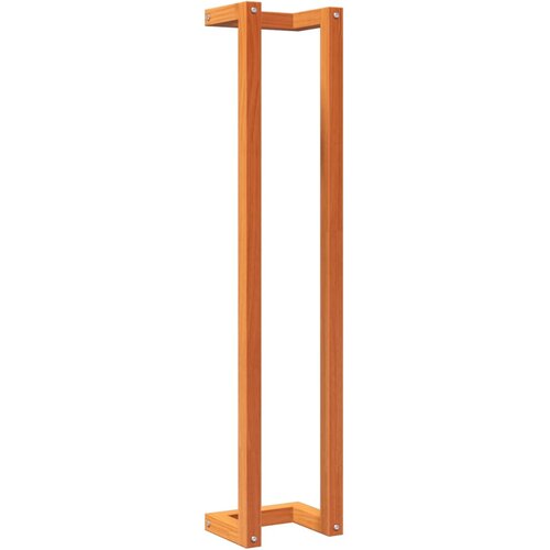 vidaXL Stojalo za brisače vo&scaron;čeno rjavo 23x18x110 cm trdna borovina, (21047559) Cene