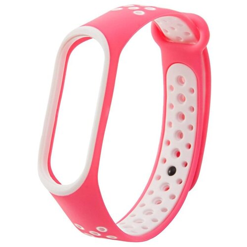 MI band 3 / band 4 zamjenska narukvica dots rozo - bijela Slike