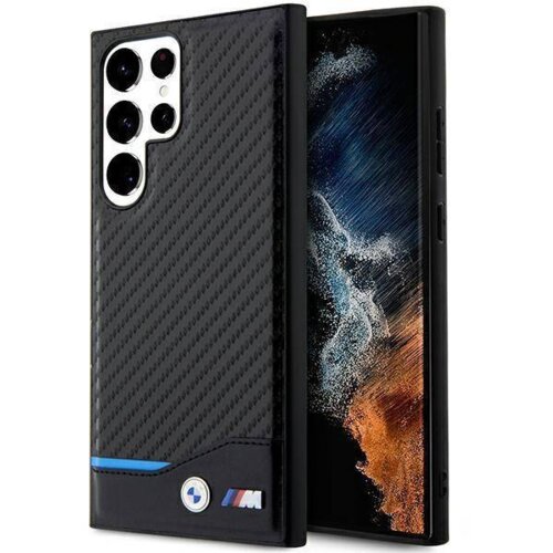 BMW ovitek Carbon BMHCS23L22NBCK za Samsung Galaxy S23 Ultra 5G - črn Cene