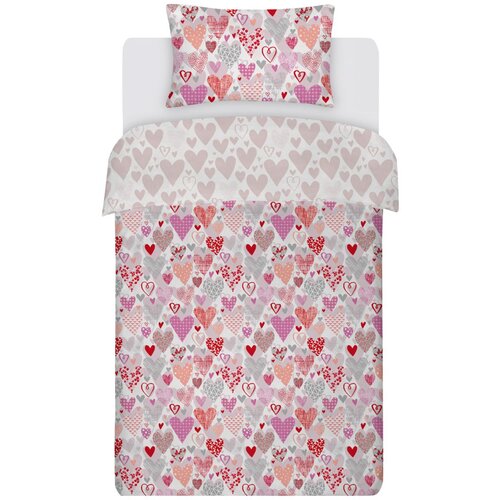 Svilanit posteljnina 2-delna Lovely Hearts Cene