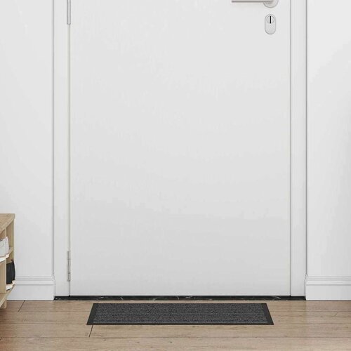  Otirač Striped Crna i Siva 40 x 60 cm Polipropilen PVC Slike