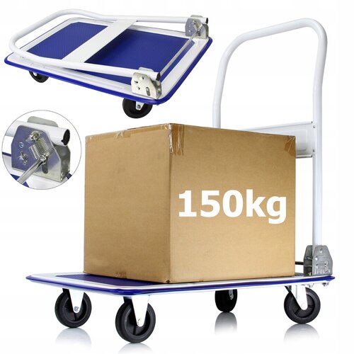  Močan zložljiv transportni voziček 150kg Cene