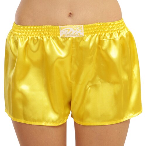 STYX Women's shorts classic rubber satin yellow (L1068) Cene