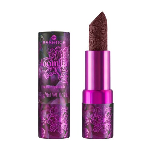 Essence šminka - In The Bloom'light Satin Lipstick - 01 Kisses At Midnight Cene