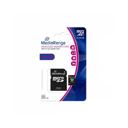 Mediarange 64GB MICRO SDHC+ADPTER/C10 Cene