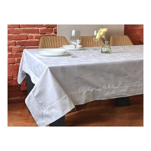 Stolnjak Nisan Bela boja 160x220cm ( VLK000490-nisanabelaboja ) Slike