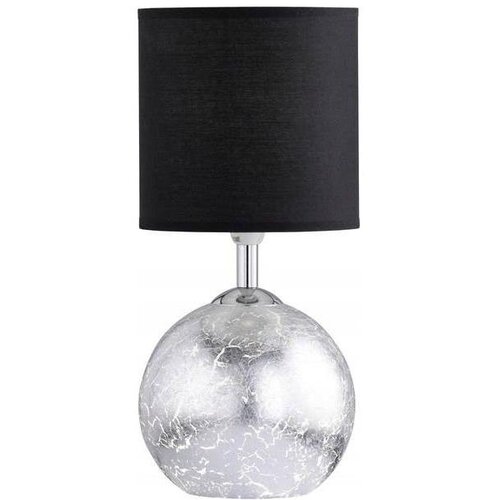 Wofi 8149.02.70.6010 - Stona lampa CARMEN 1xE14/40W/230V crna/srebrna Slike