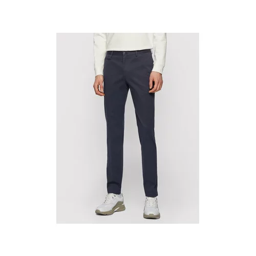 Boss Chino hlače Broad1-W 50447070 Mornarsko modra Slim Fit