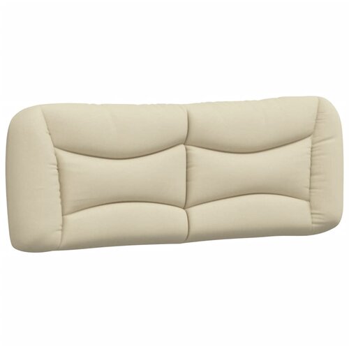 vidaXL Vzglavna stranica krem 120 cm blago, (21295659) Cene