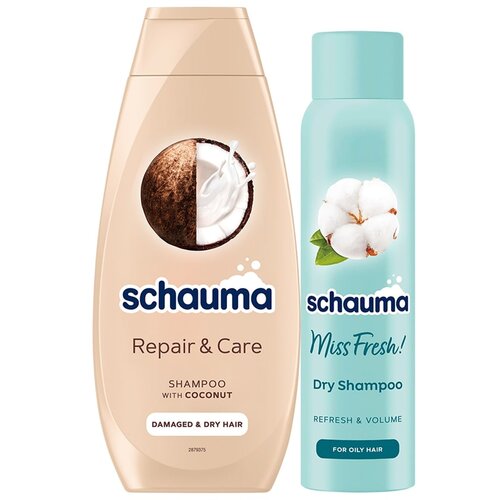 Schauma šampon Repair400m l+DRY150ml Cene