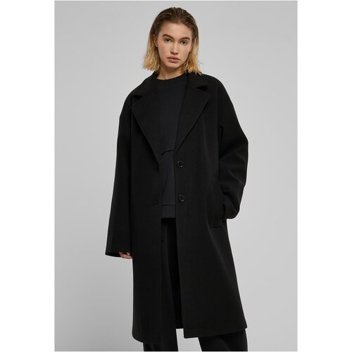 UC Curvy Ladies Oversized Long Coat black Cene