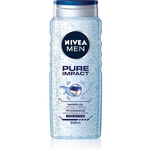 Nivea Men Pure Impact gel za prhanje za telo in lase 500 ml za moške Cene