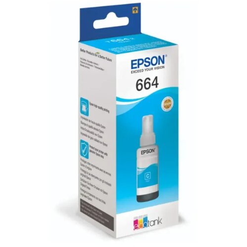 Epson Ink Bottle T6642 Cyan 70ml Slike