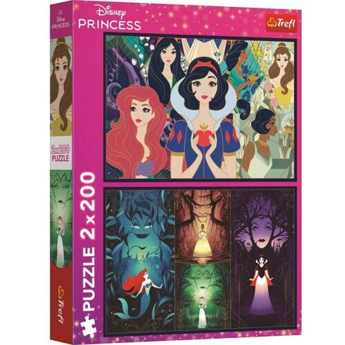 Trefl Puzzle &amp;Scaron;armantne princeze Disney - 2x200 delova Slike