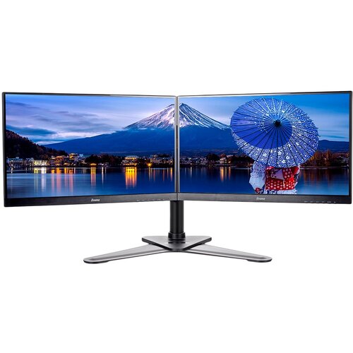 Iiyama DS1002D-B1 - Stand - for 2 monitors (adjustable arm)black screen size: 10"-30" desktop stand for ProLite E2783QSU-B1 XU2495WSU-B1 XUB2495WSU-B1 DS1002D-B1 Cene