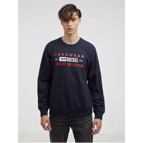 Diesel Men's Sweatshirt Dark Blue - Men's