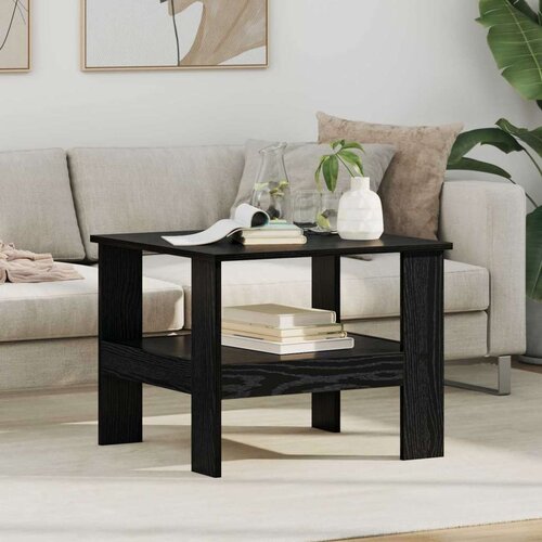  Stolić za kavu Crni hrast 57 x 55 x 45 cm Konstruirano drvo Cijene