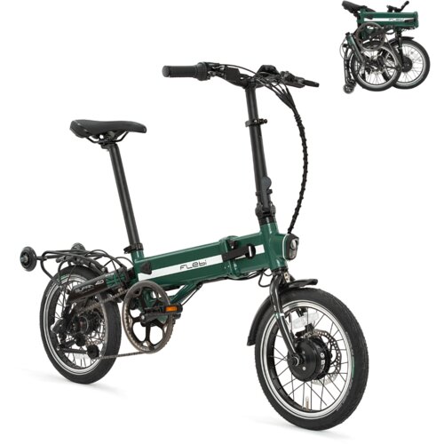 FLEBI supra 4.0 british green zložljivo električno kolo | 16" | domet 70 km, (22118438) Cene