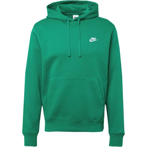 Nike Sportswear Sweater majica 'CLUB' zelena / bijela