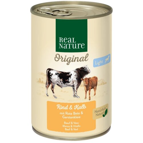 Real Nature Adult Light govedina, teletina i cikla 400 g Slike